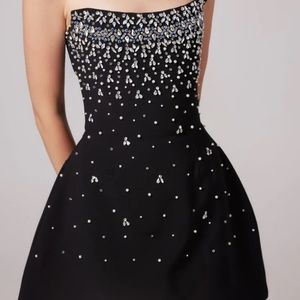Embellished corset dress